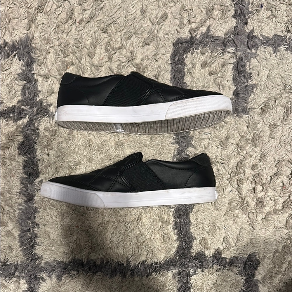 Nine West Women’s Black Slip-On Sneakers - Size 7